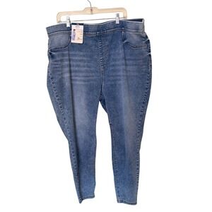 Terra Sky Plus Size High Rise Skinny Jeans Denim Wash Women